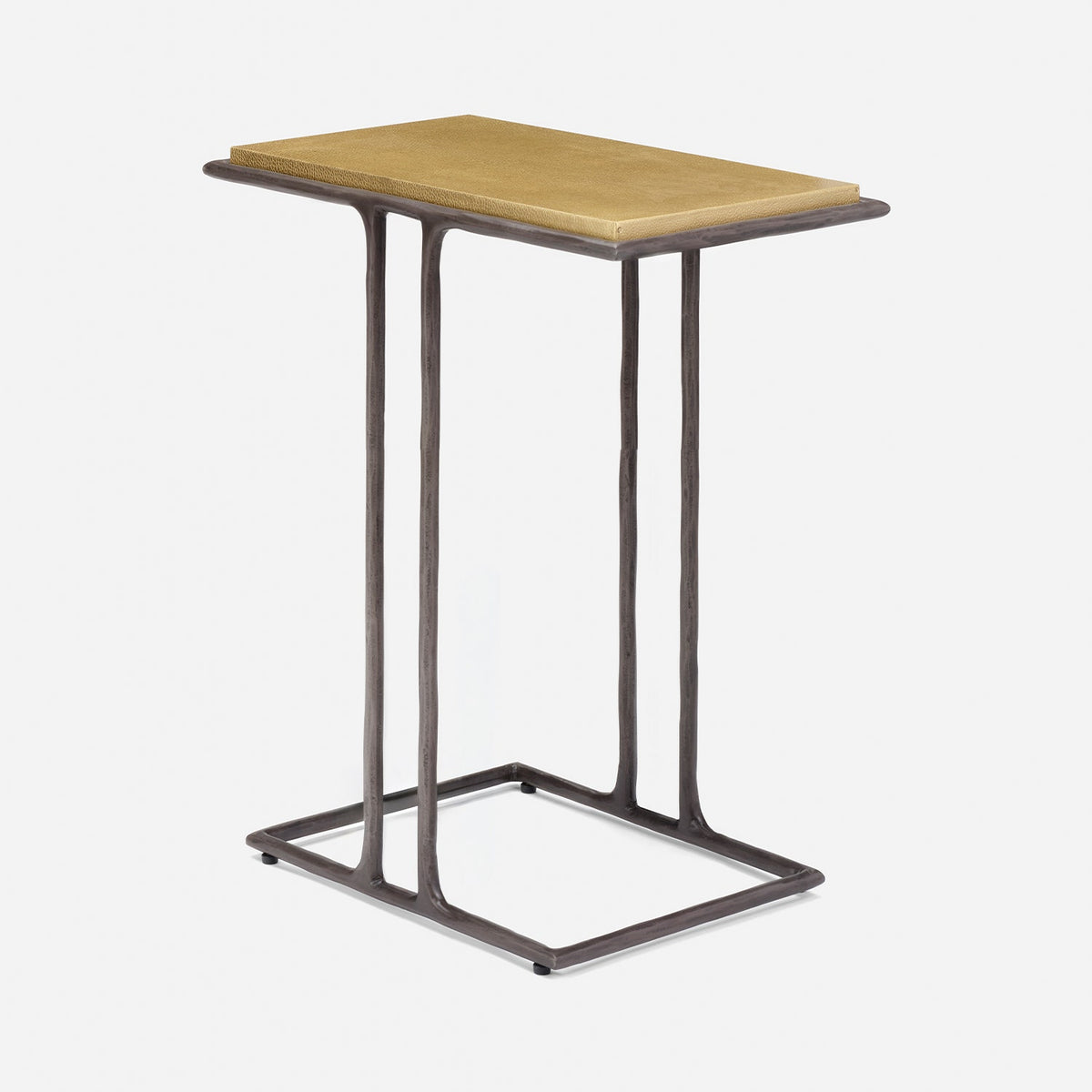 Meyer Side Table - Brass & Smokey Bronze