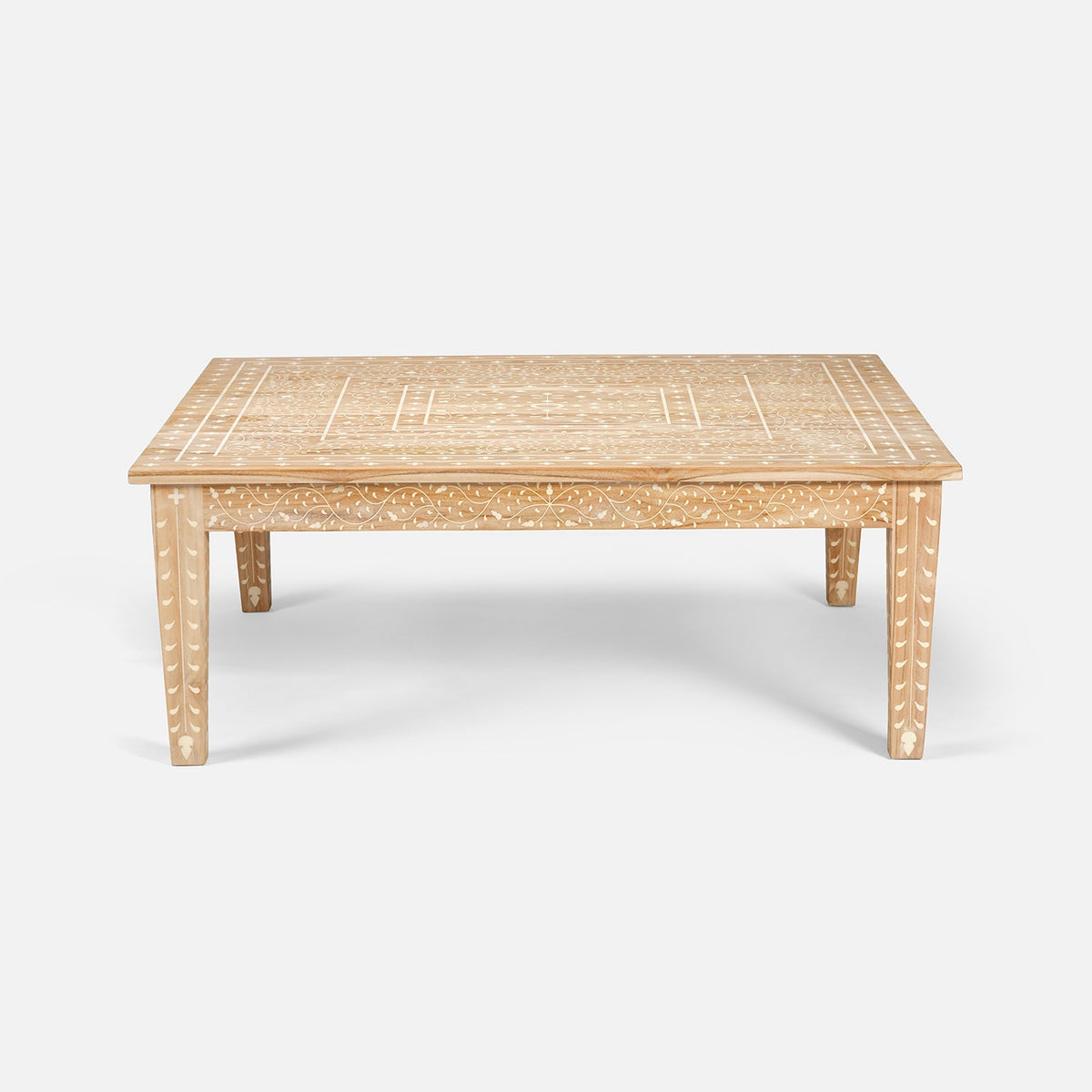 Tamsin Coffee Table - Bleached White (48"L x 48"W)