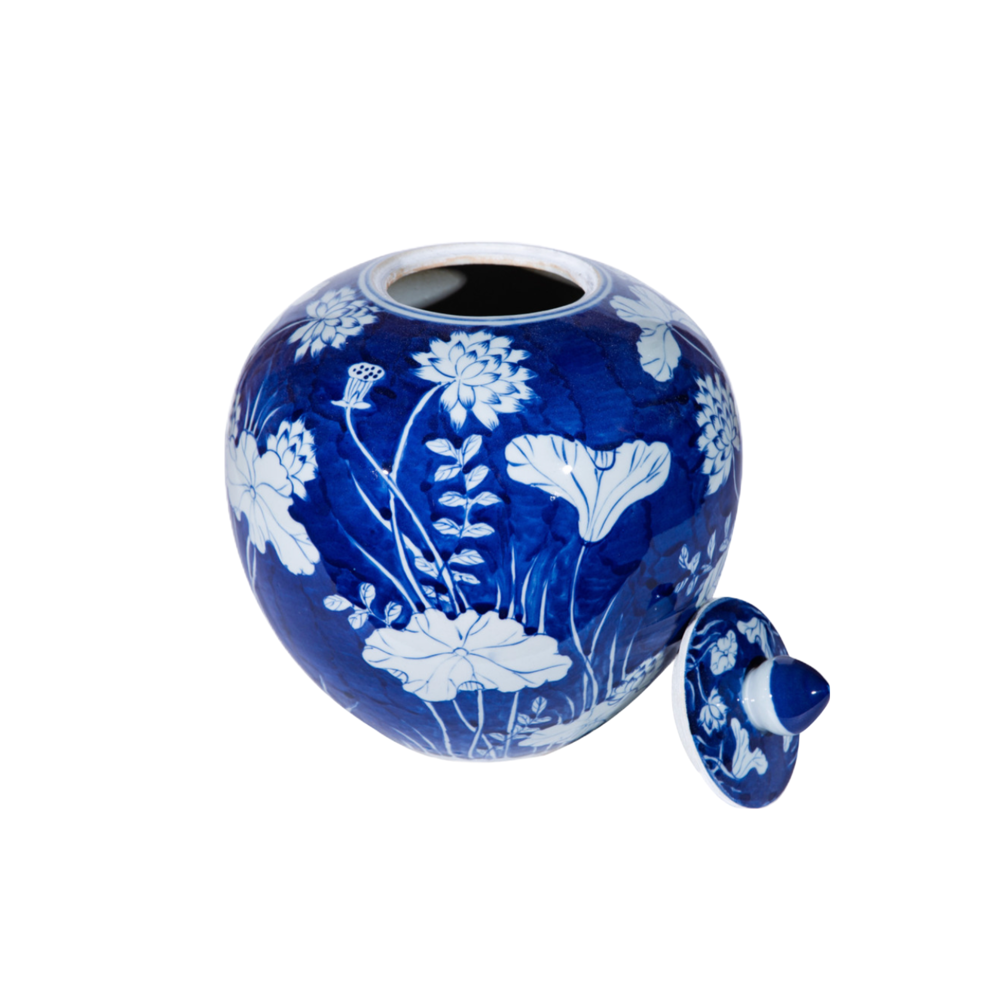 Blue Lotus Melon Jar