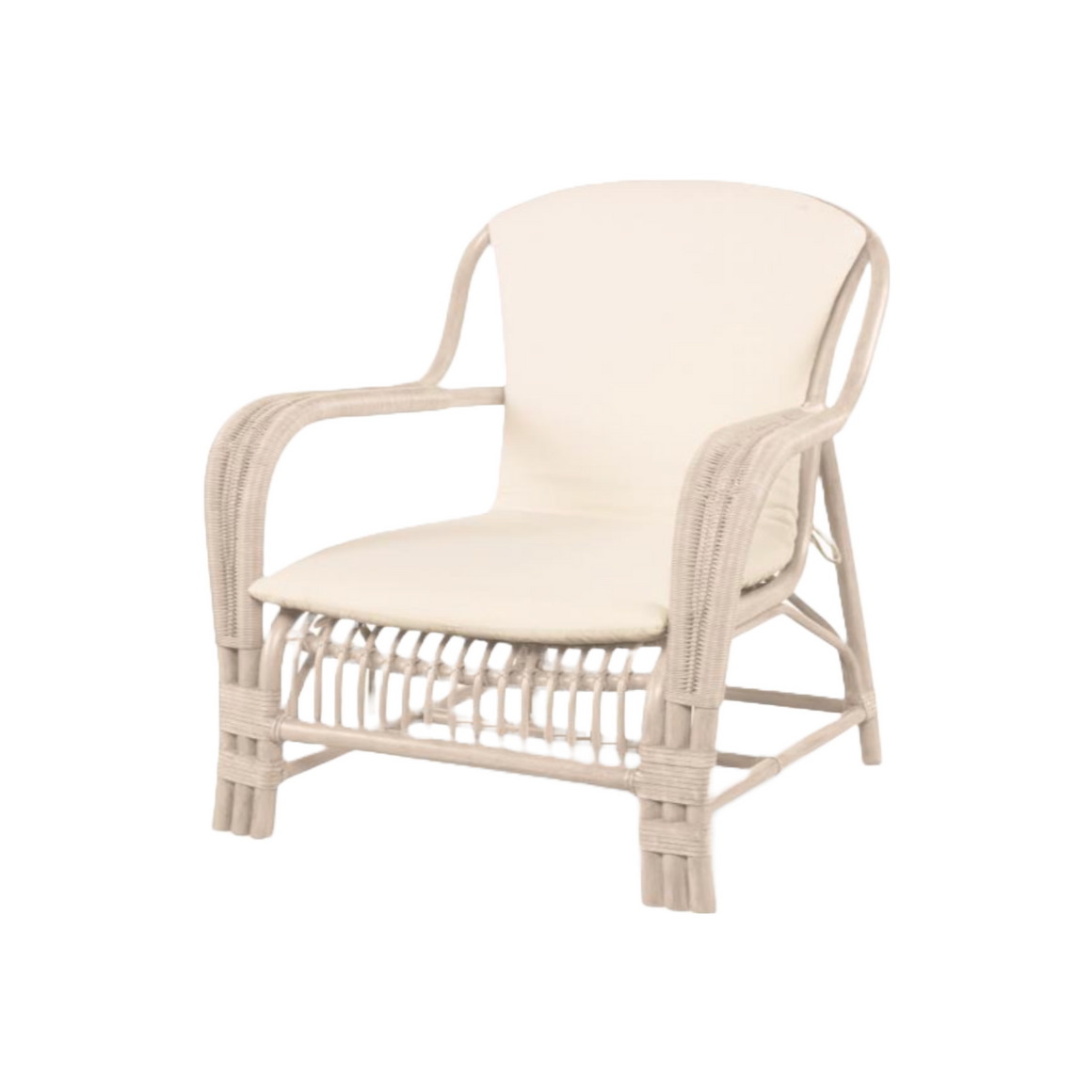 Simone Lounge Chair-Peninsula/Flax