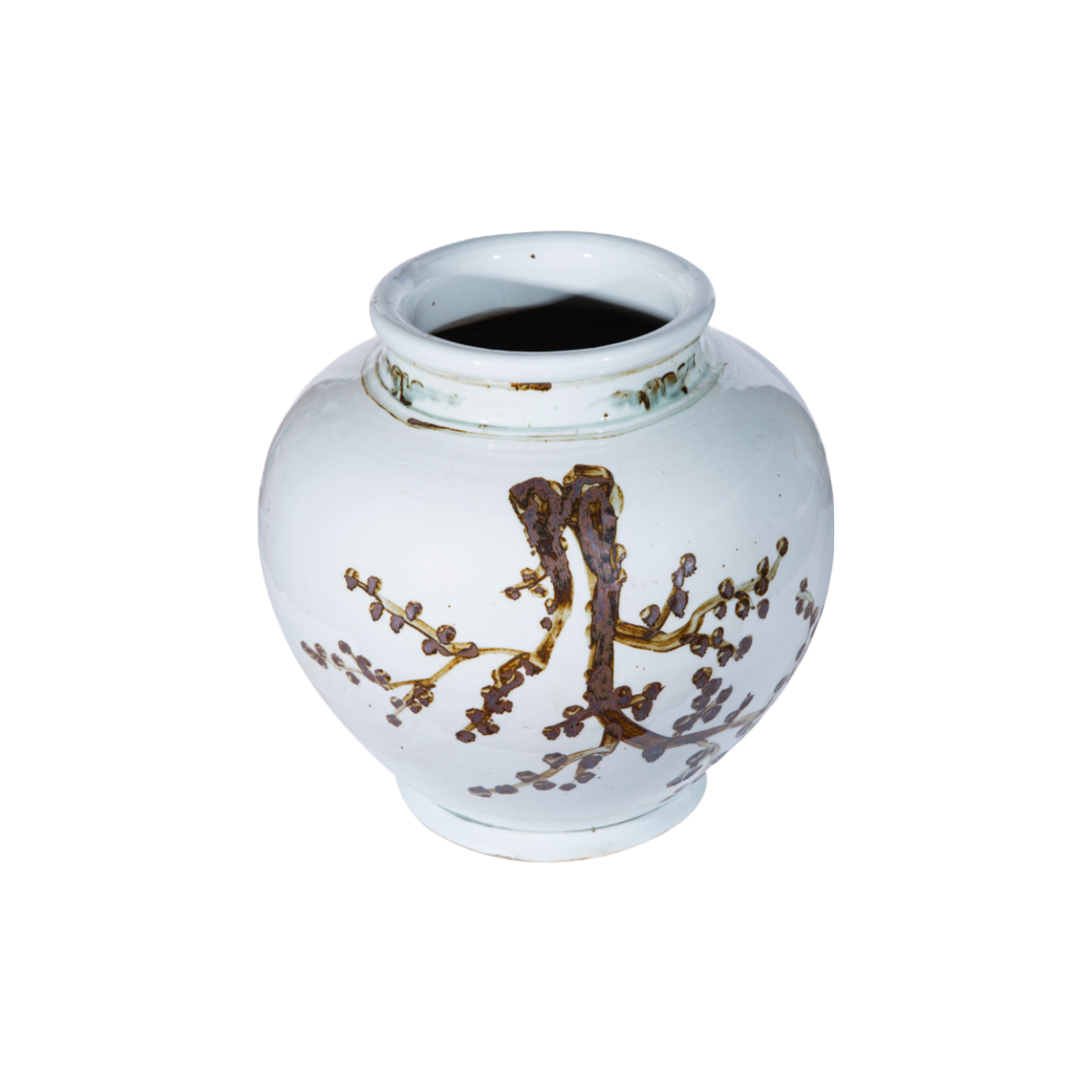 Rusty Brown Weeping Plum Jar