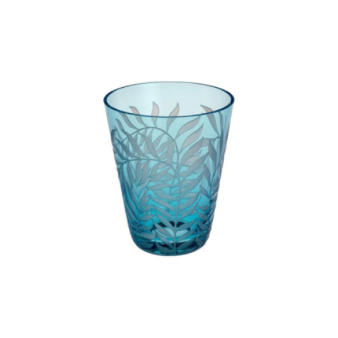 Feuilles Aquamarine Tumbler - Feuilles Engraving