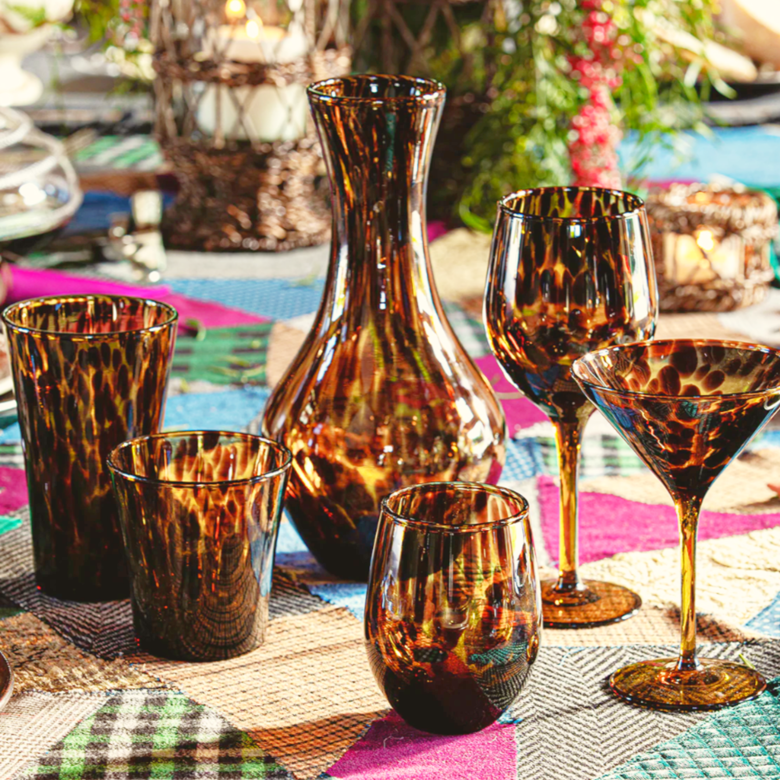 Tortoiseshell Puro Wine Glass