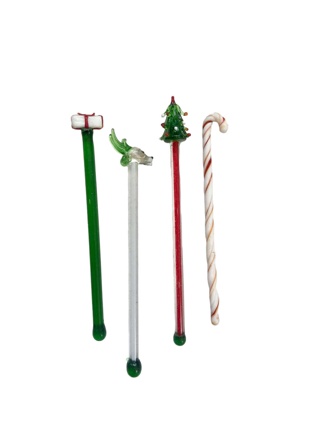 Holiday Swizzle Stick Stirrers, Set of 4