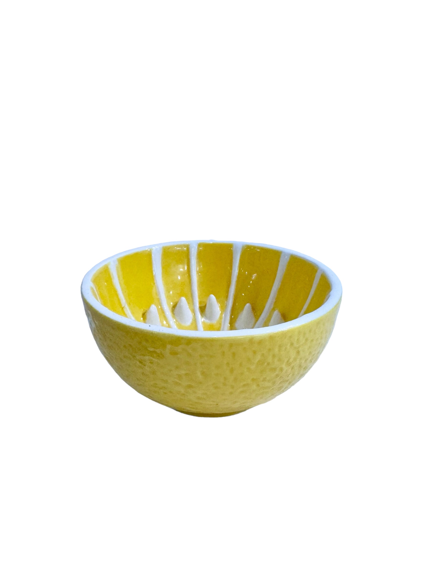 Yellow Grapefruit Bowls, Set of 4