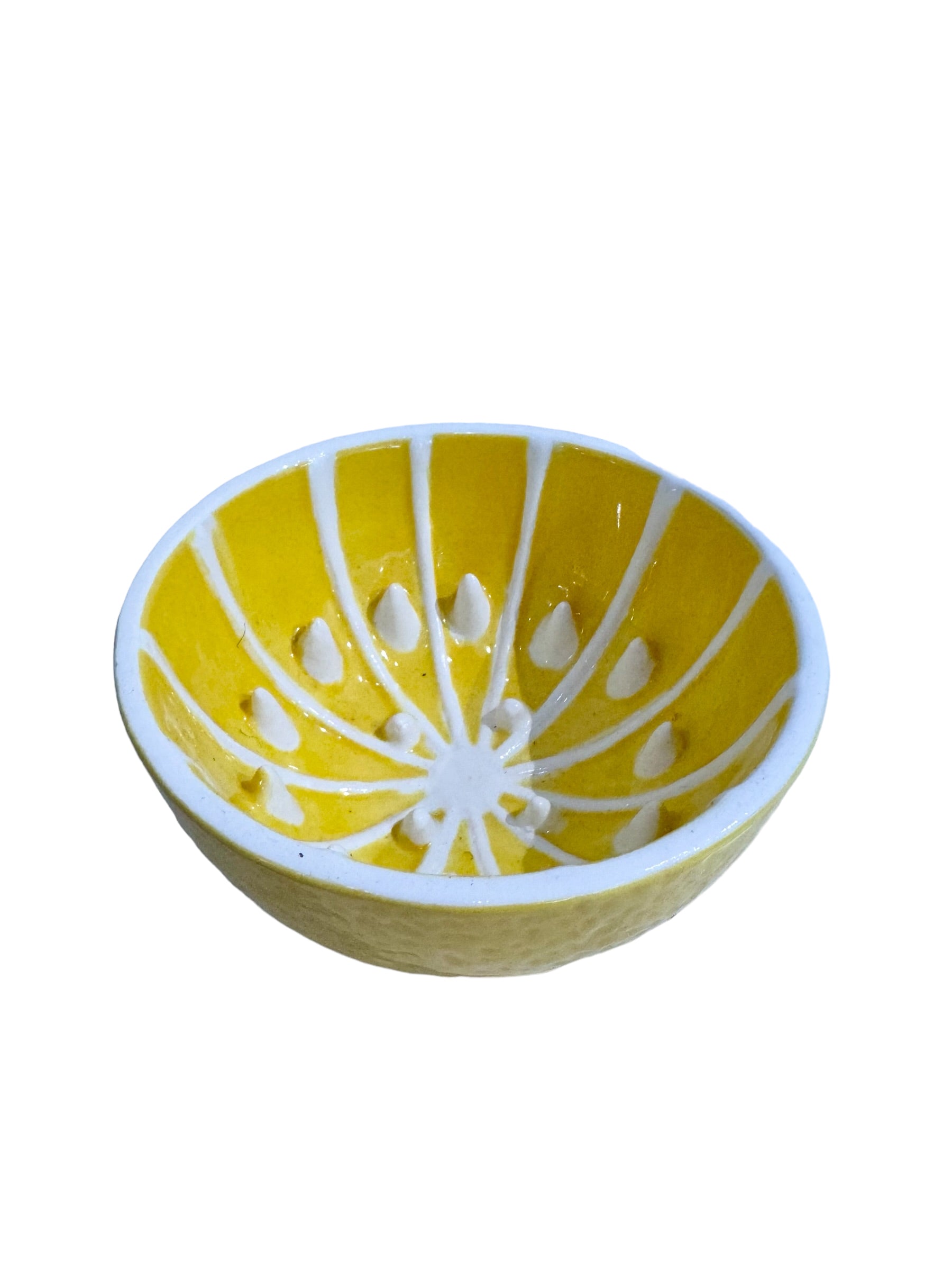 Yellow Grapefruit Bowls, Set of 4