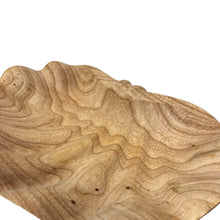 Natural Wood Sea Shell Bowl