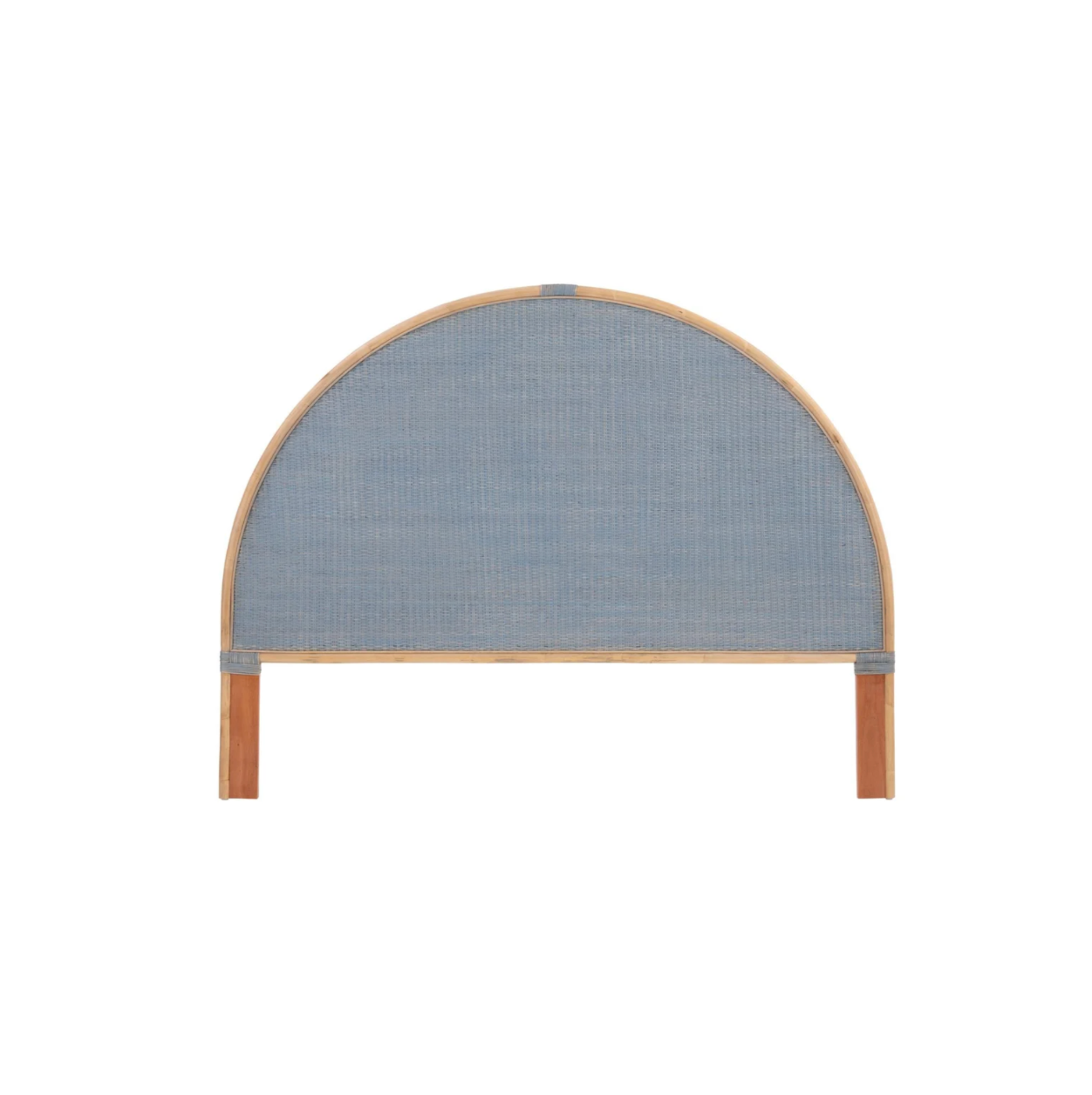 Newport Beach Headboard Color- Natural Weave Blue