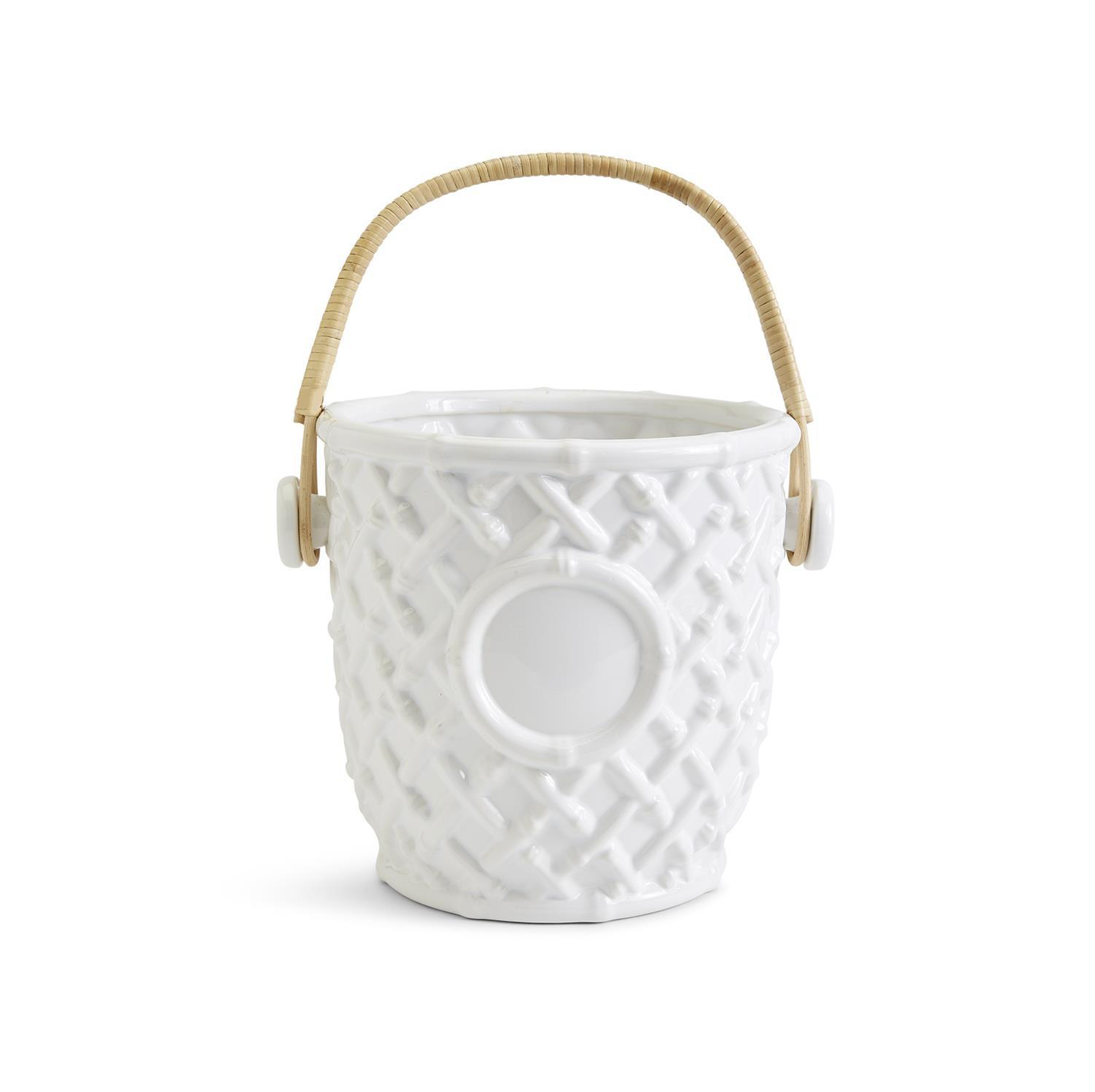 HAMPTON FAUX BAMBOO FRETWORK COOLER BUCKET