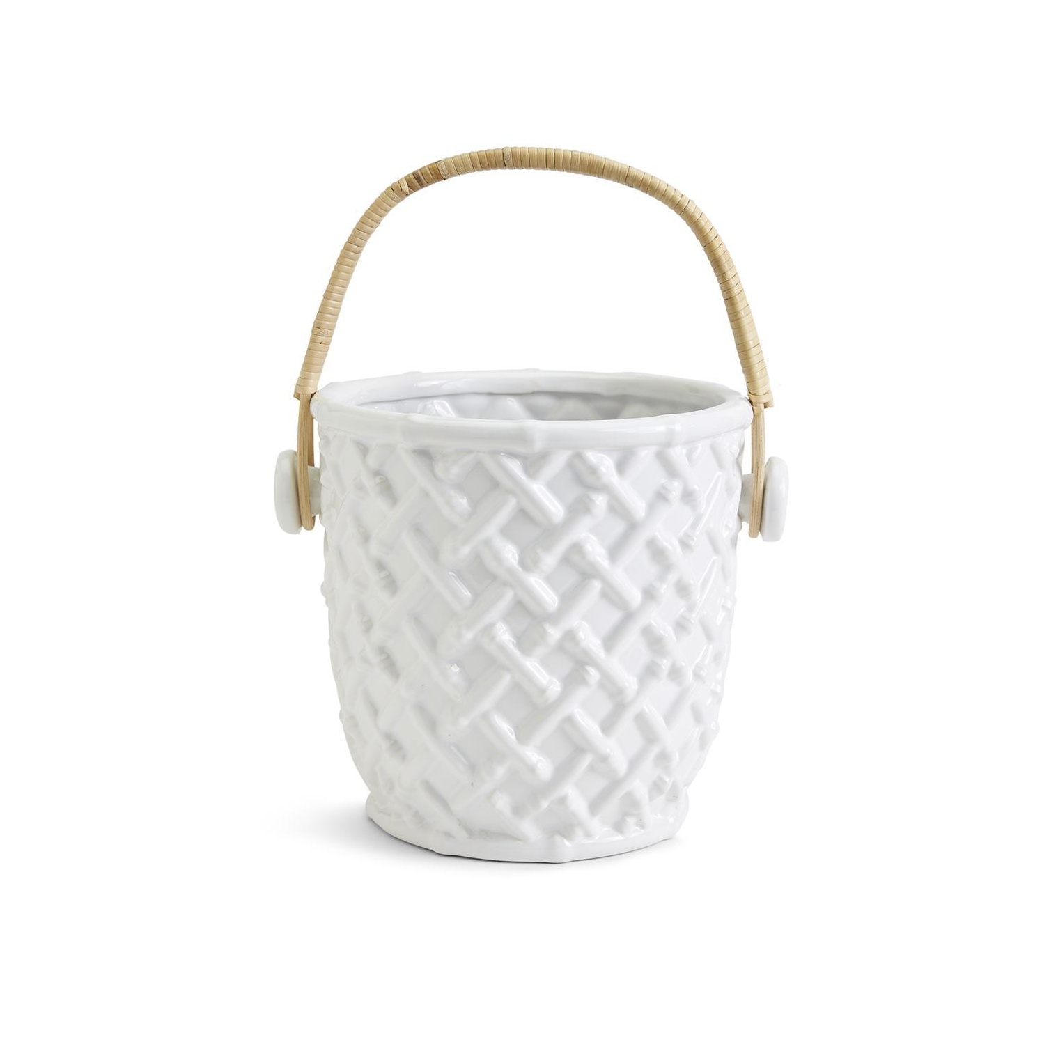 HAMPTON FAUX BAMBOO FRETWORK COOLER BUCKET