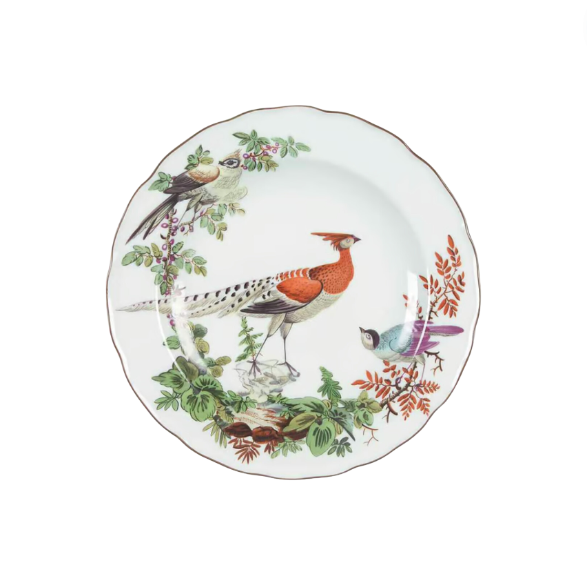 Mottahedeh Salad/Dessert Plate Chelsea Birds