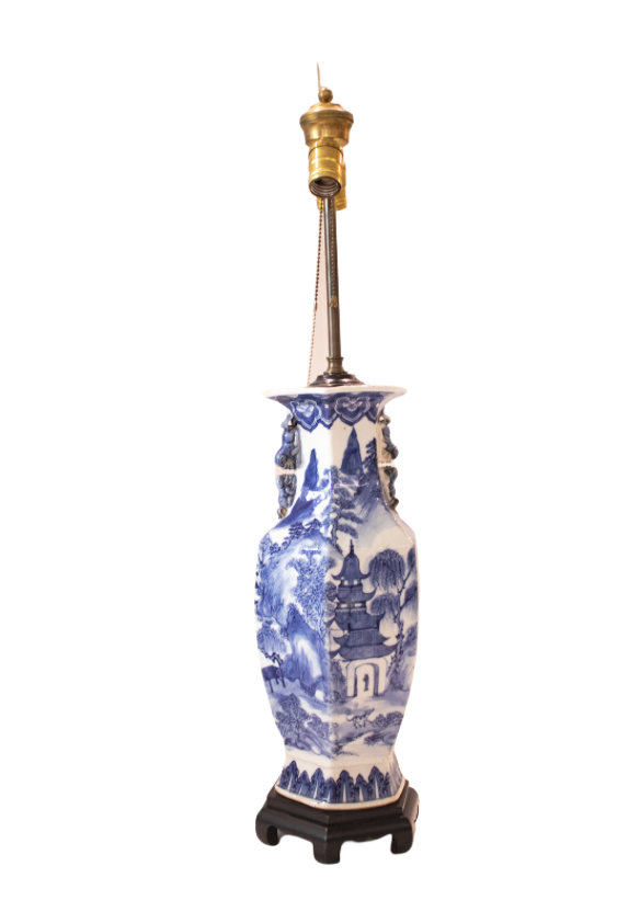 Vintage Chinoiserie Lamp