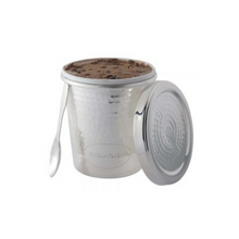Silver Plated Ice Cream Bucket & Spoon Set