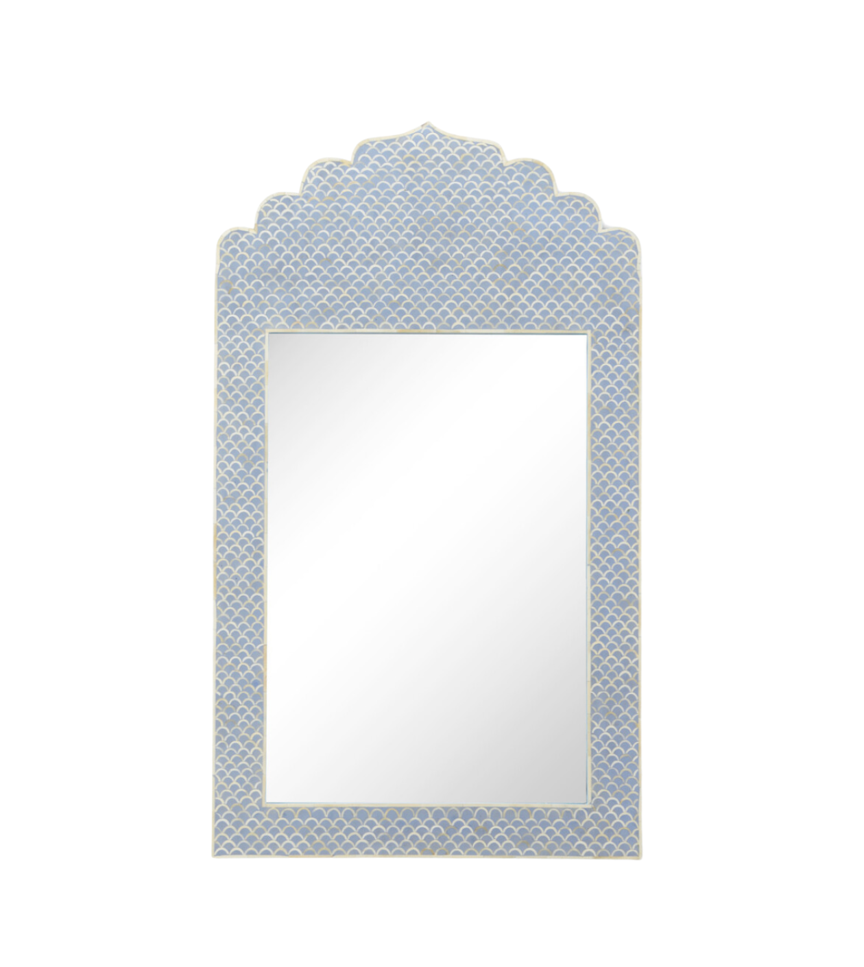 Blue Inlay Crown Mirror