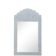 Blue Bone Inlay Crown Mirror