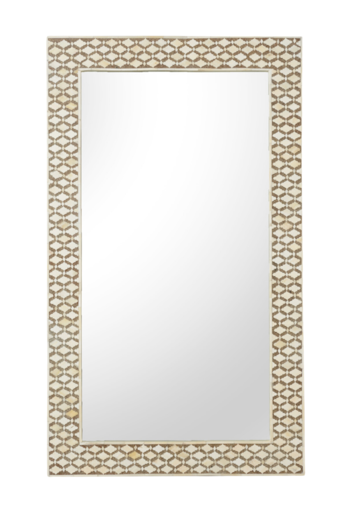 Regtangular Bone Inlay Mirror