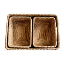 Woven Rattan Decorative Basket Set