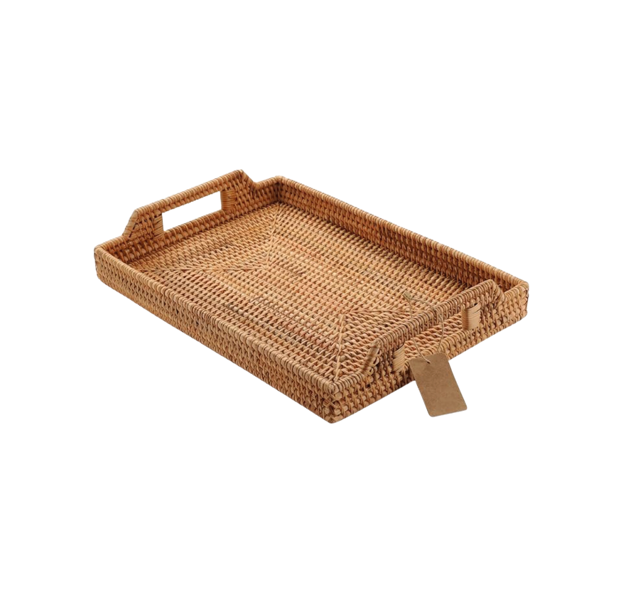 Hand Woven Rattan Serving Tray