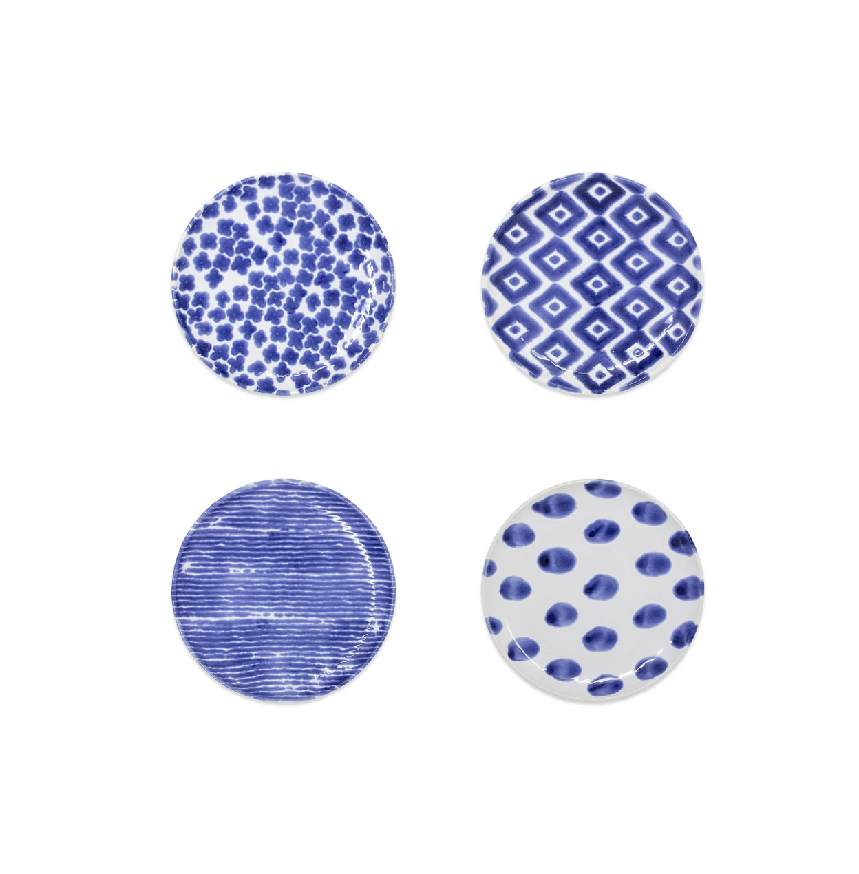 Santorini Cocktail Plate Set of 4