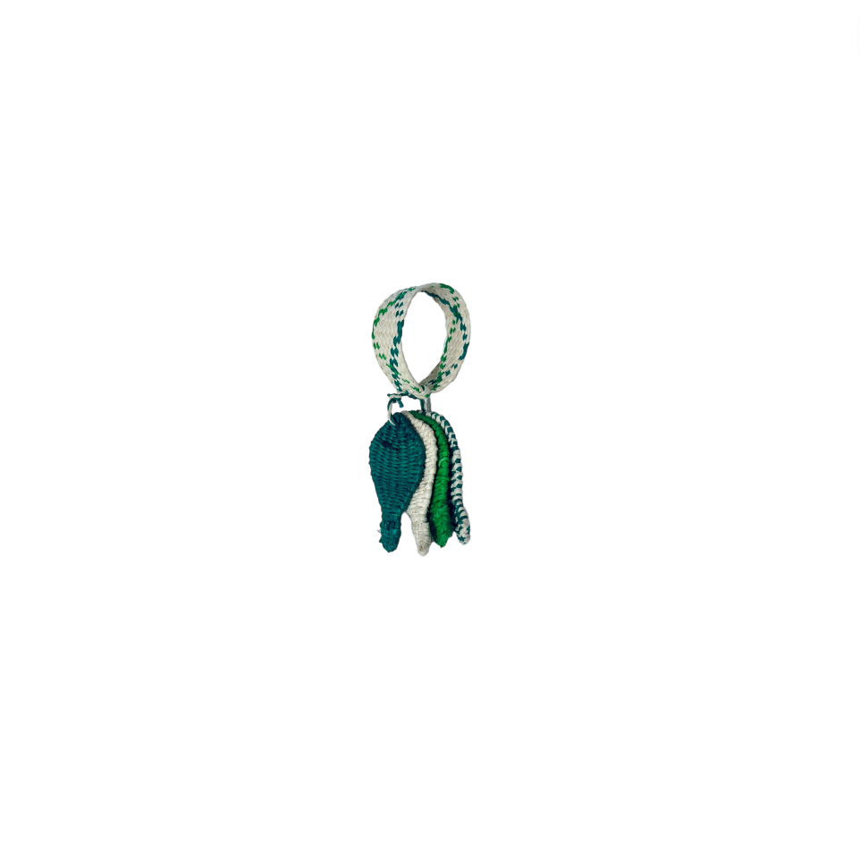 Green Fish Napkin Ring, Set of 4