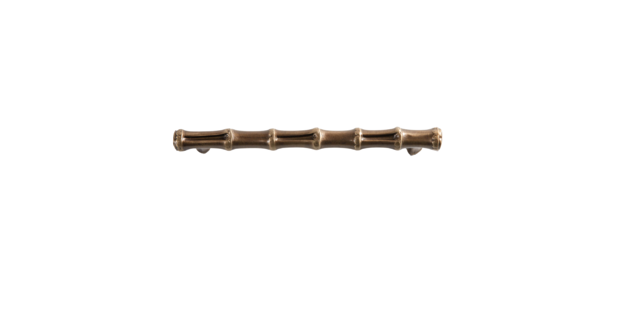 Bamboo Brass Pull Medium