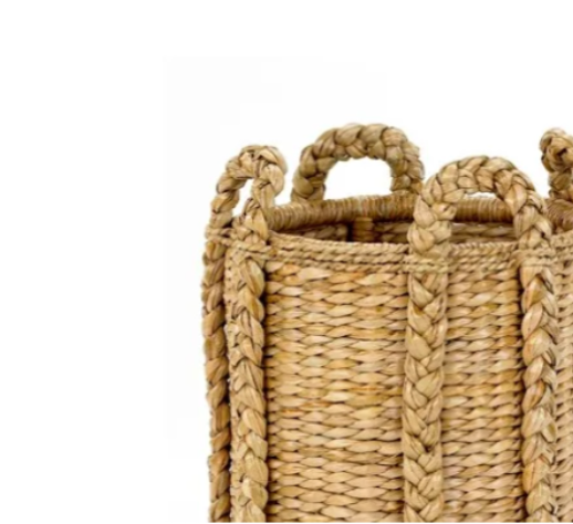 Weaved Log Basket