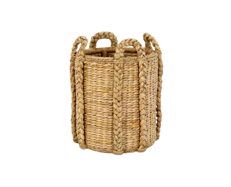 Weaved Log Basket