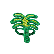 Green Palm Tree Napkin Ring, Set of 4