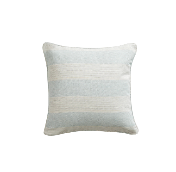 20" x 20" CW Stockwell Sea Playa Stripe Pillow