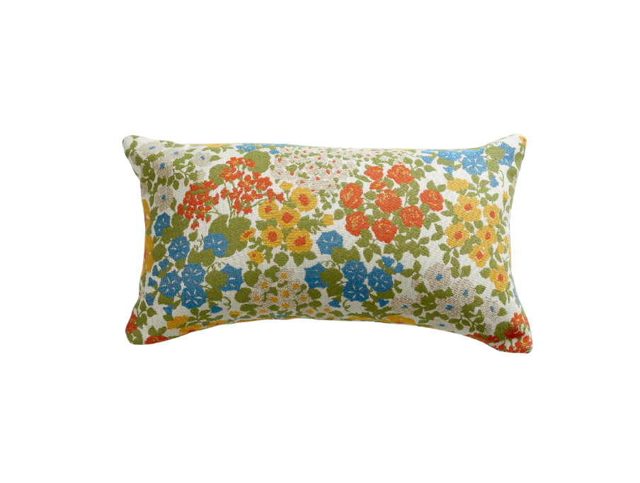 12" x 21" CW Stockwell Poppy Million Flowers Lumbar Pillow