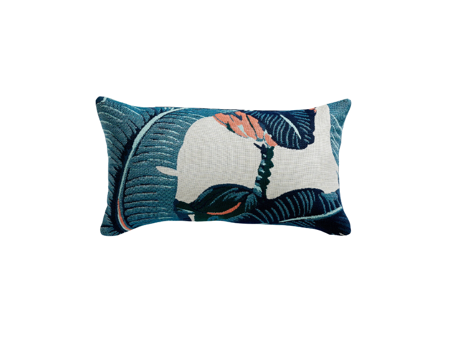 12" x 21" CW Stockwell Navy Martinique® Lumbar Pillow