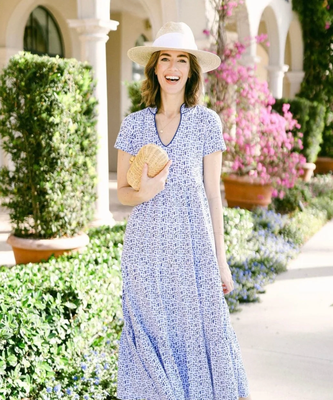 Sarah Bray Bermuda Zinnia Sun Hat