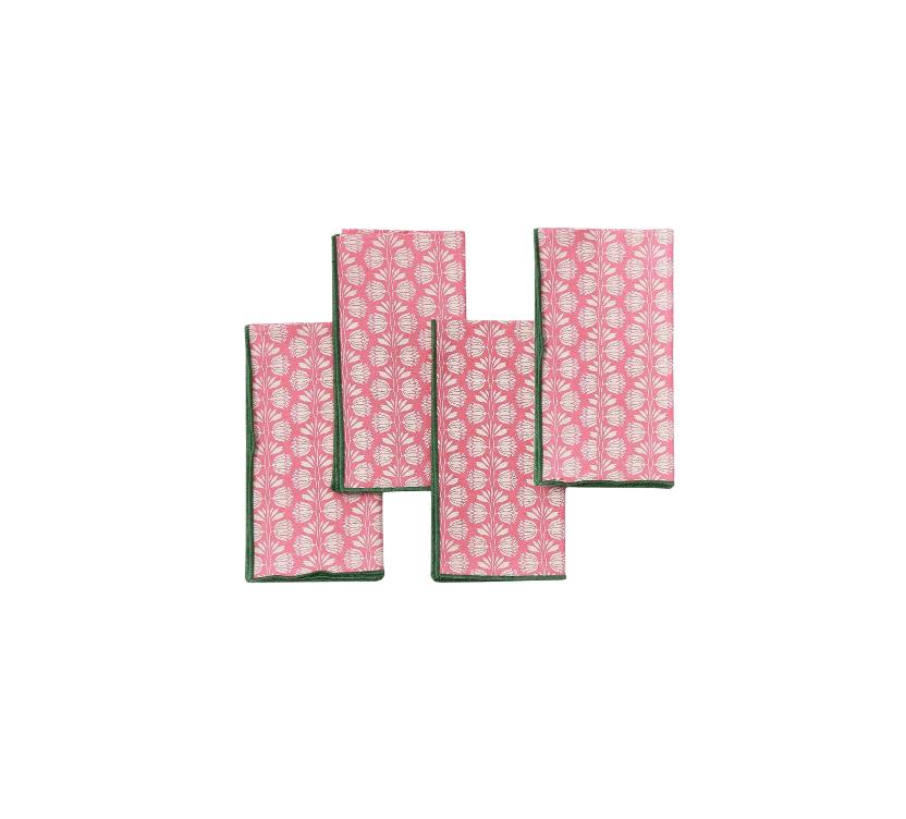 Palm Deco Napkins, Set of 4