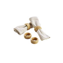 Cane Napkin Ring, Set of 4