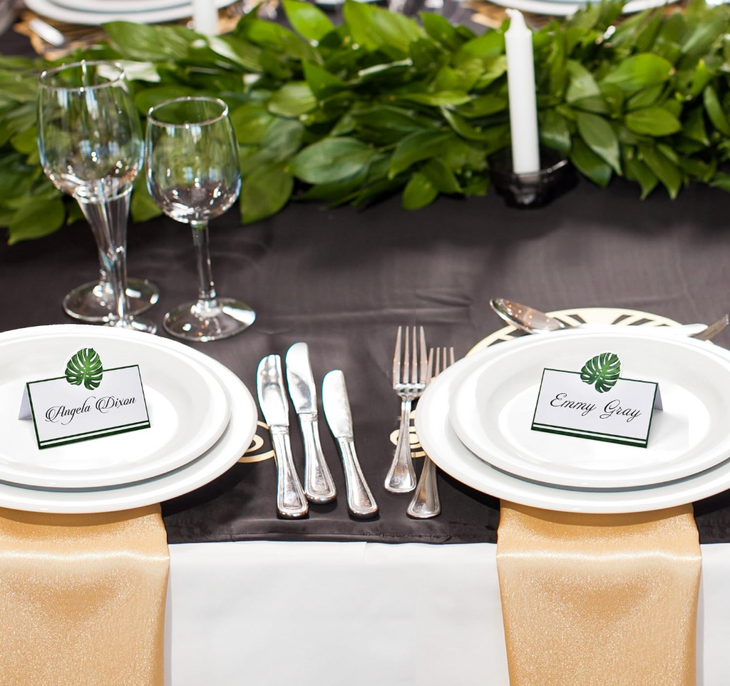 Palm Leaf Place Cards Danielle Rollins Brands LLC