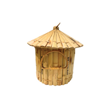 Vintage Bamboo Tiki Hut Ice Bucket