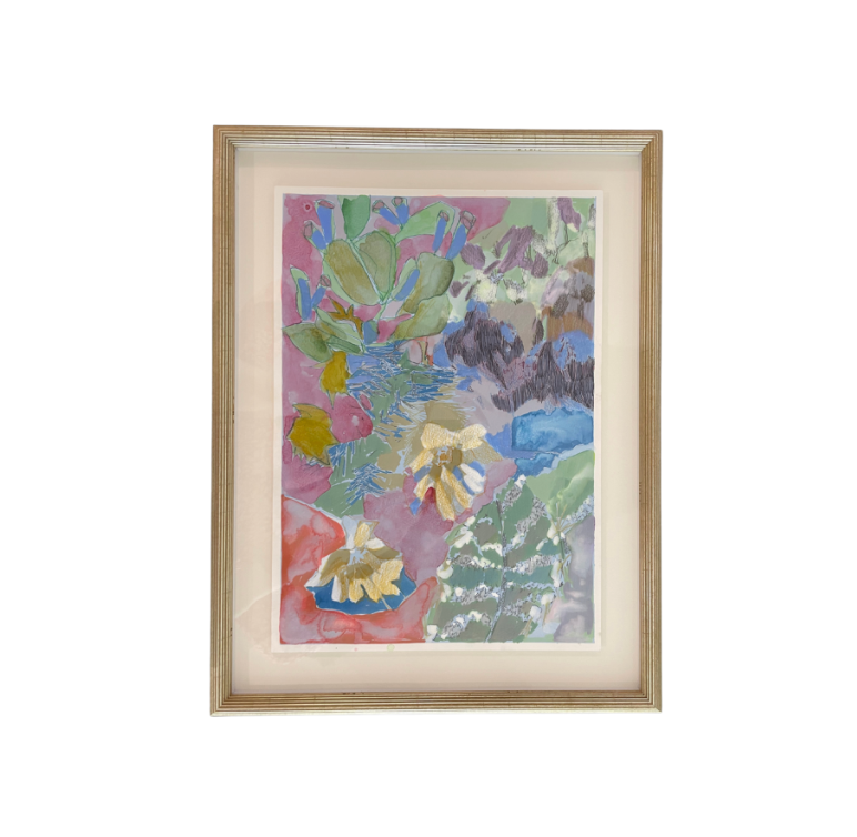 Amy Wright "Cactus Garden 4" Framed