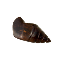 Vintage Ironwood Carved Conch Seashell