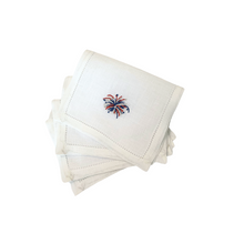 4th of July Cocktail Napkins, Set of Four