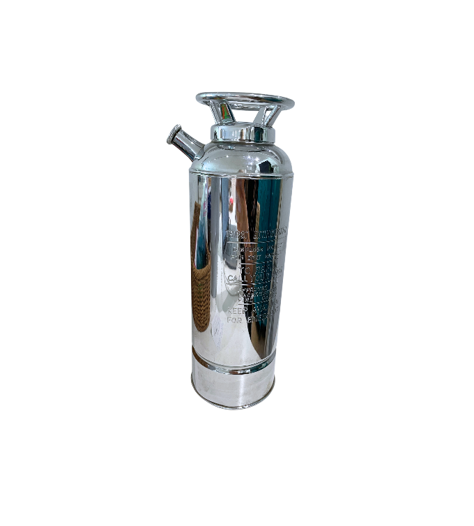 Vintage 12" Silver "Thirst Extinguisher" Musical Cocktail Shaker
