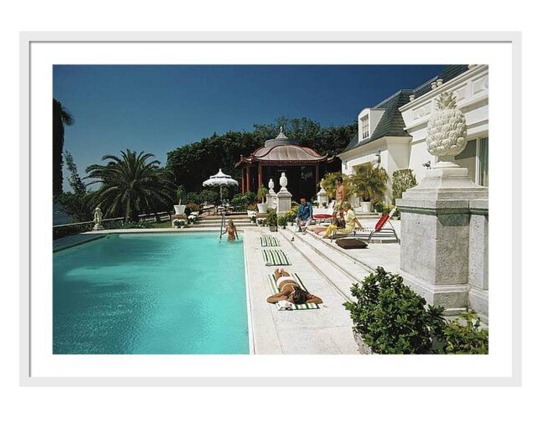 Poolside Chez Holder by Slim Aarons