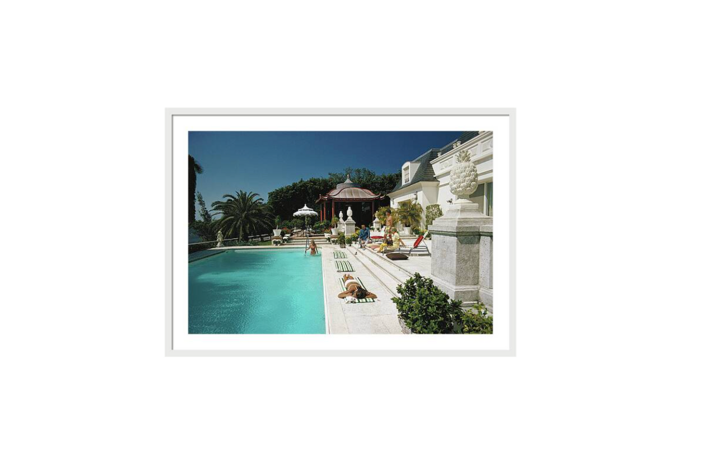 Poolside Chez Holder by Slim Aarons