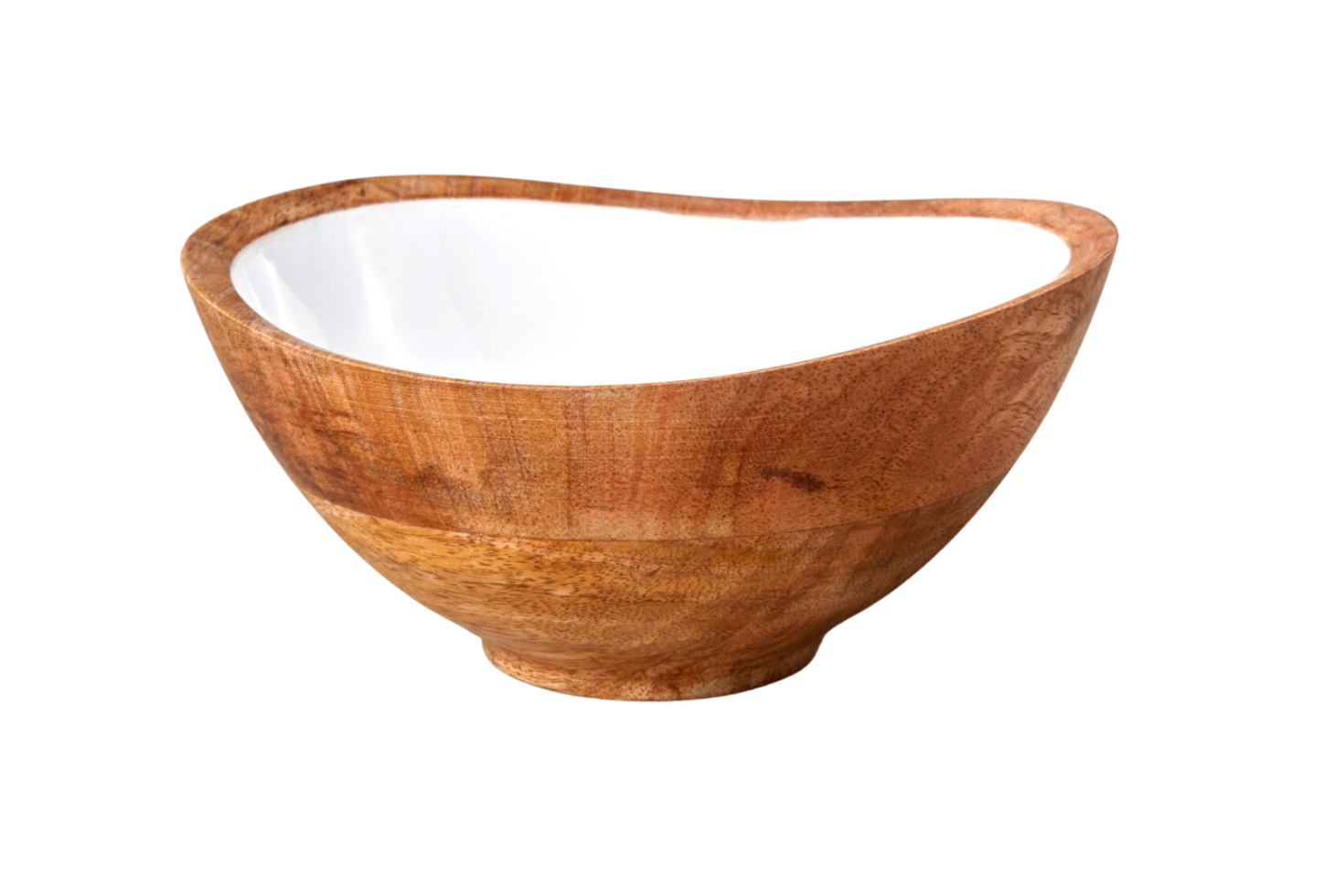 Individual Mango Wood Salad Bowl