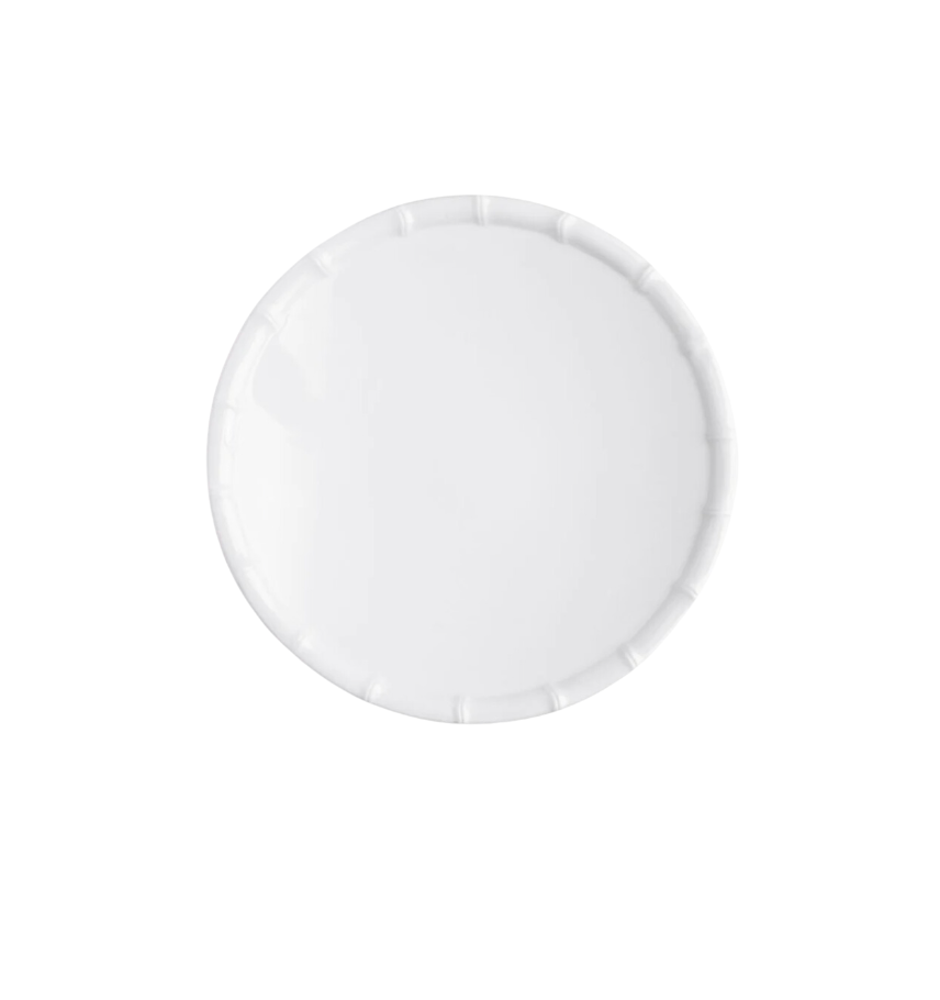 White Bamboo Non-Breakable Dinner Plate