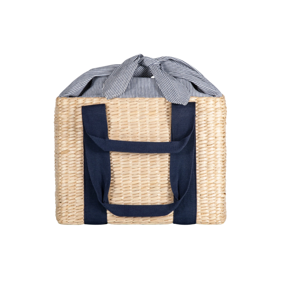 Navy Blue Picnic Basket