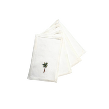 Palm Tree Cocktail Napkins, Set of 4