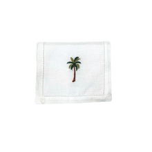 Palm Tree Cocktail Napkins, Set of 4