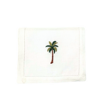 Palm Tree Cocktail Napkins, Set of 4