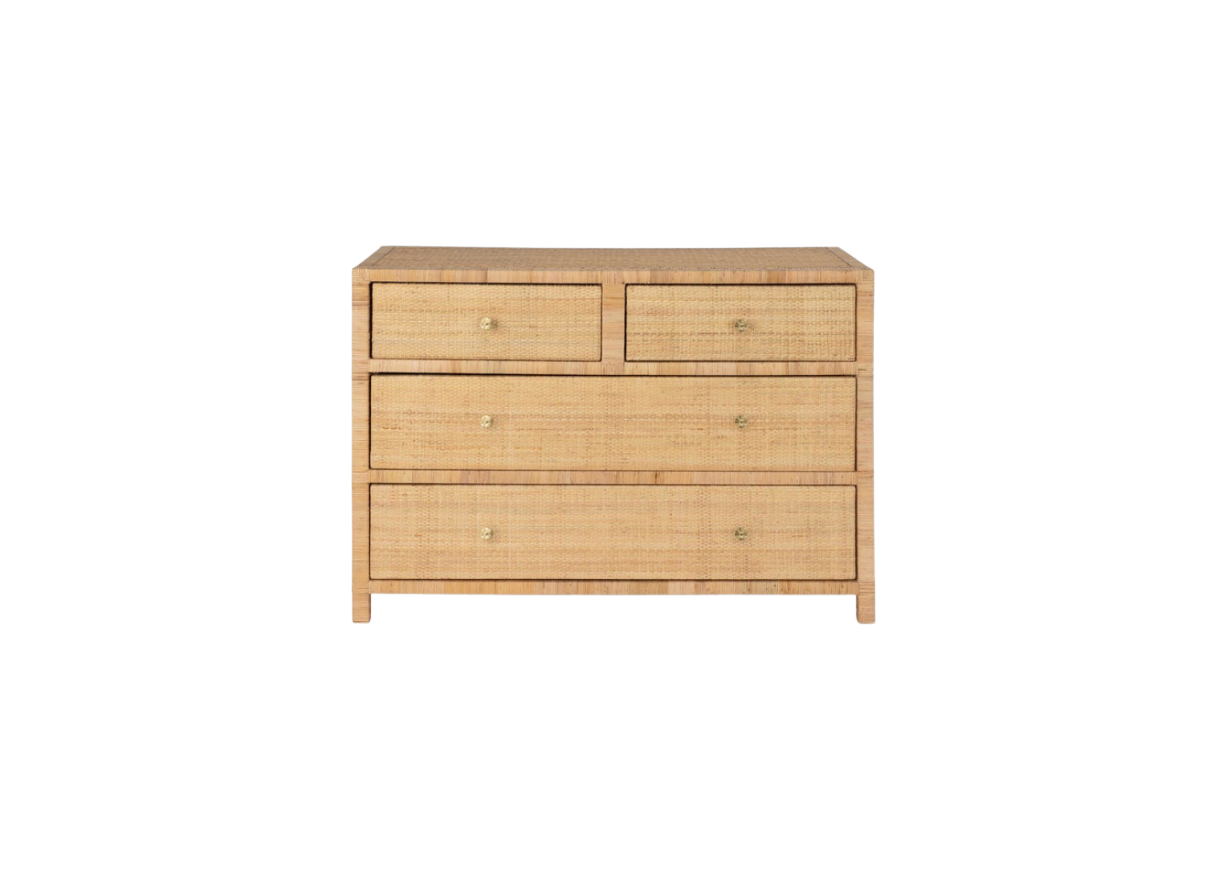 Natural Rattan Dresser