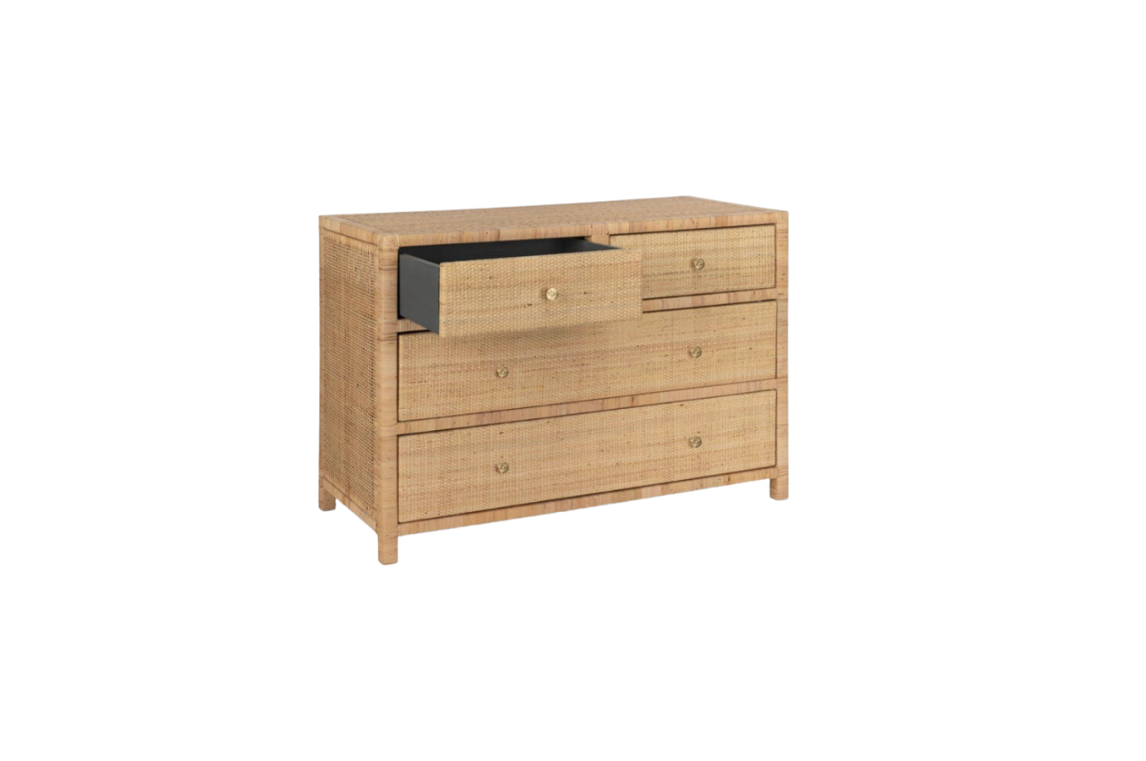 Natural Rattan Dresser